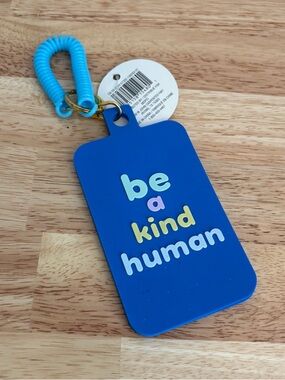 "Be A Kind Human" Silicone Luggage/ID Tag, School, Teacher, travel, NWT